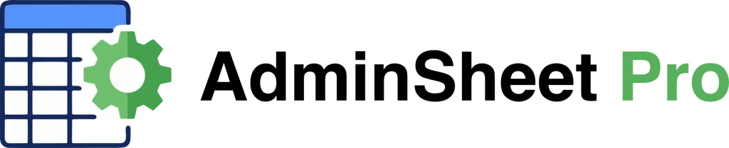 AdminSheetPro