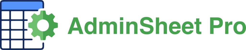 AdminSheetPro